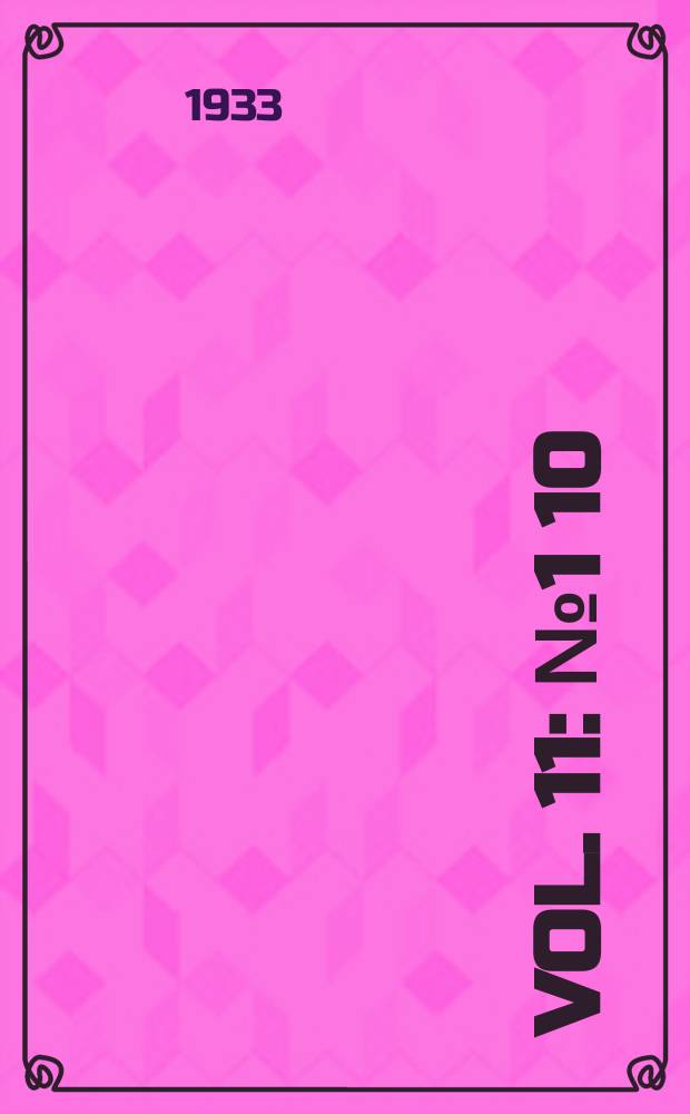 Vol. 11 : № 1 10