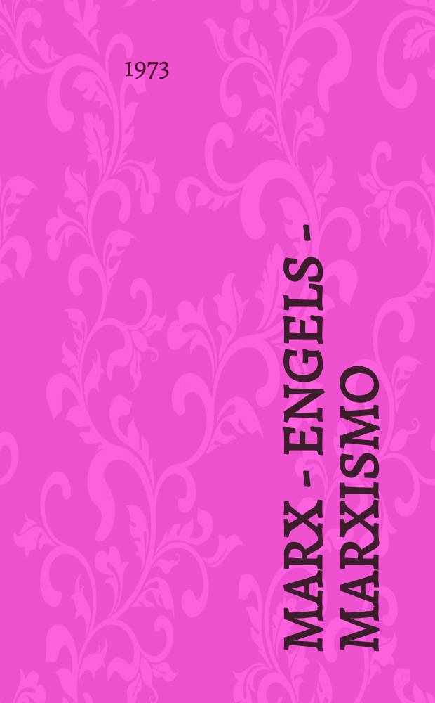 Marx - Engels - marxismo