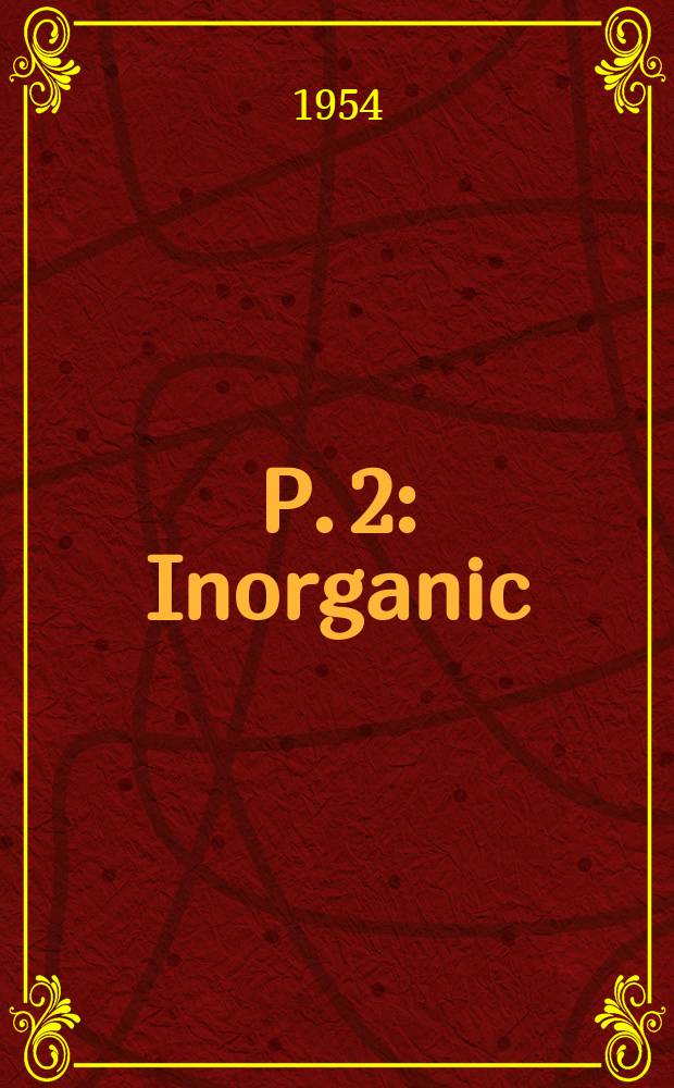 P. 2 : Inorganic