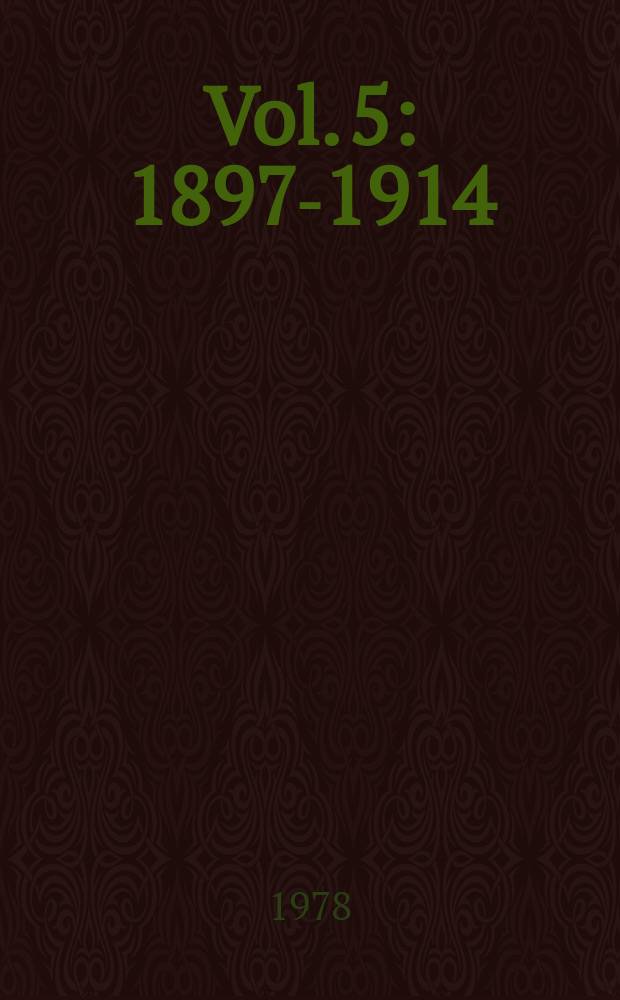 Vol. 5 : 1897-1914