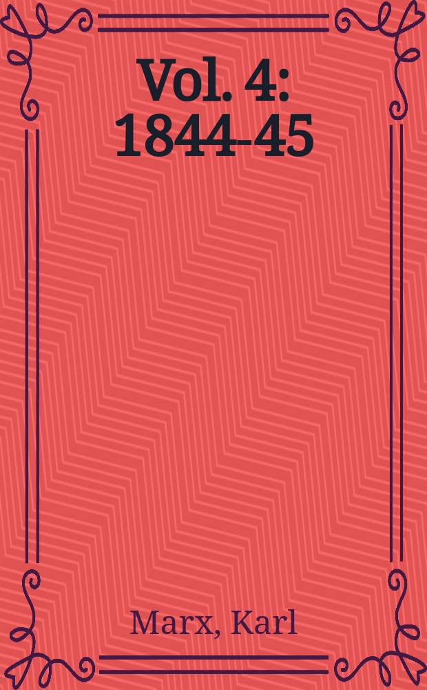 Vol. 4 : 1844-45