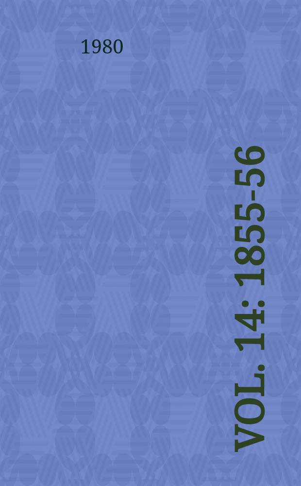 Vol. 14 : 1855-56
