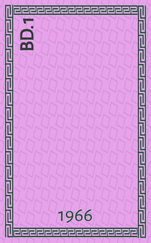 Bd. 1