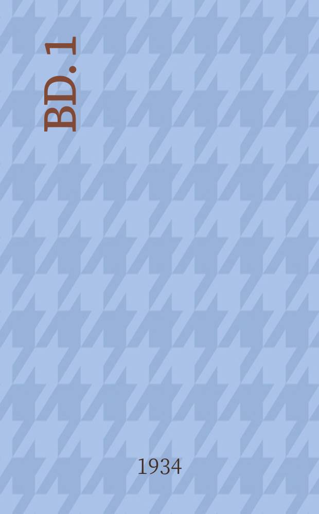 Bd. 1