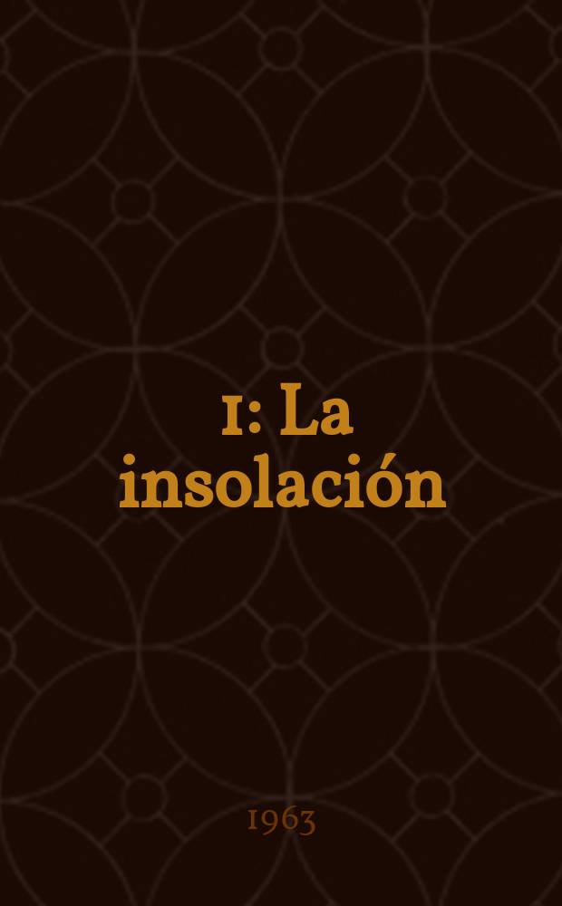 [1] : La insolaci&oacute;n