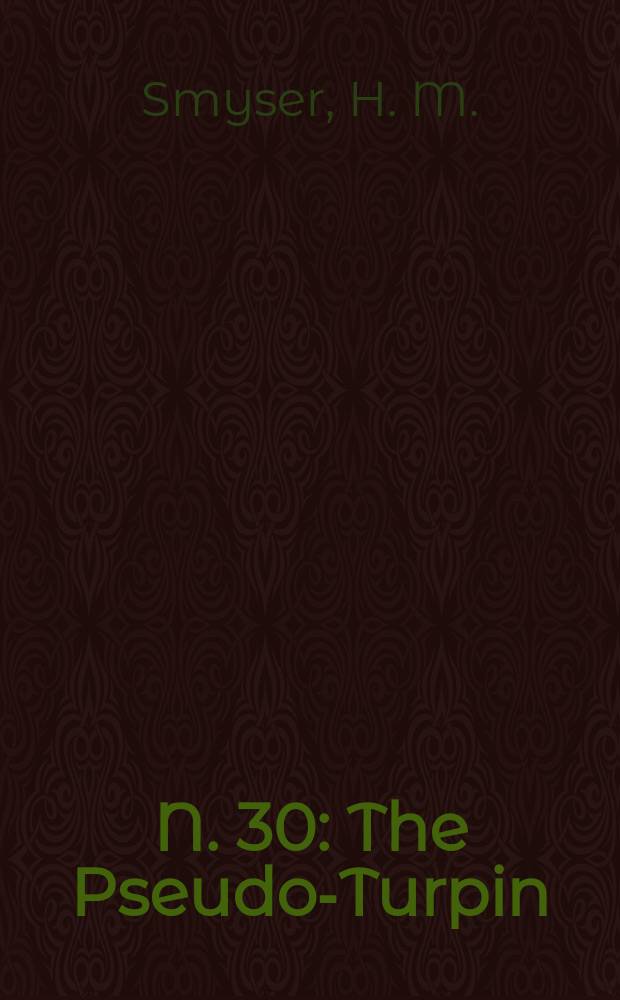 N. 30 : The Pseudo-Turpin