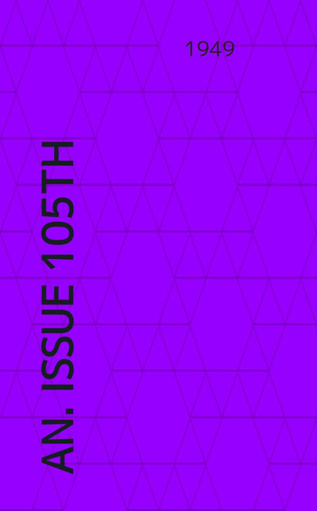 An. issue 105th