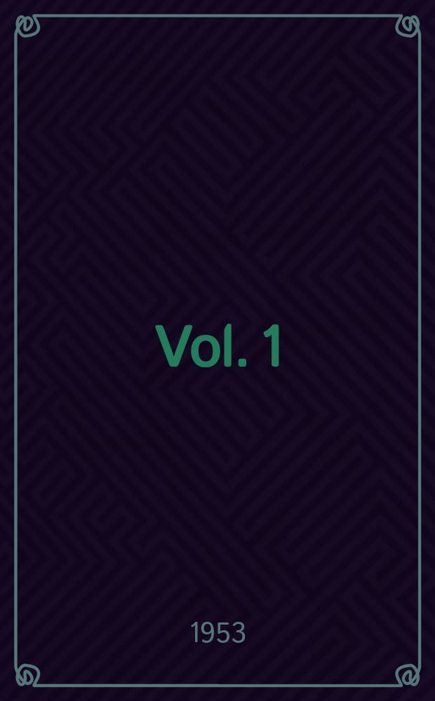 Vol. 1