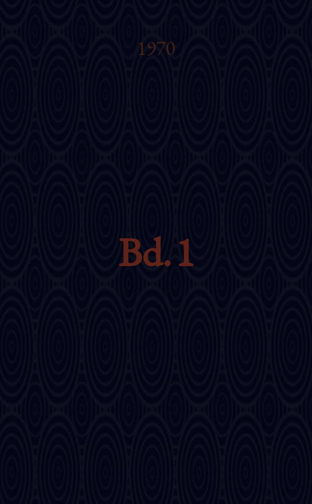 Bd. 1