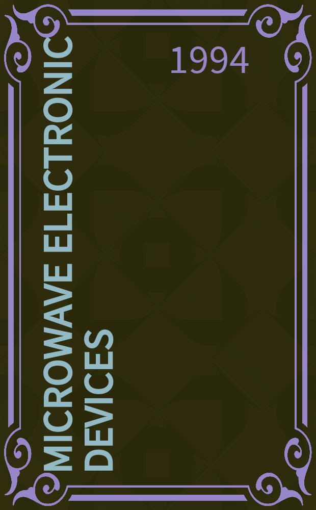 10 : Microwave electronic devices