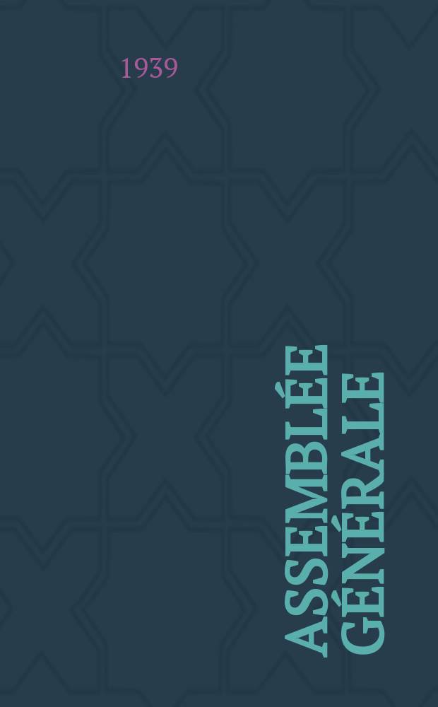37 : Assemblée générale