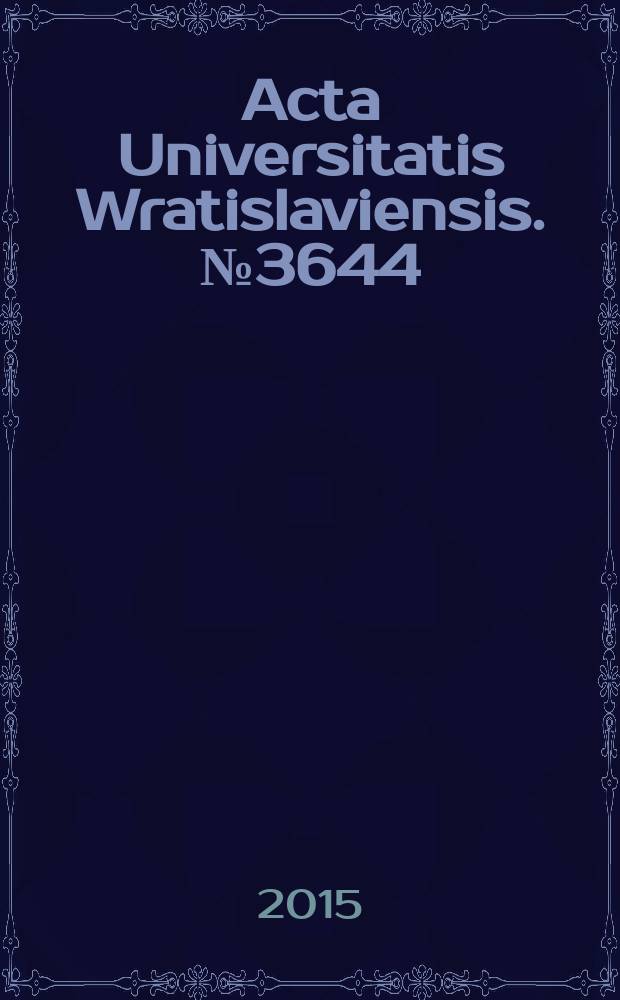 Acta Universitatis Wratislaviensis. № 3644 : Osiemdziesiąt lat polskiego prawa handlowego = Восемьдесят летпольского торгового права