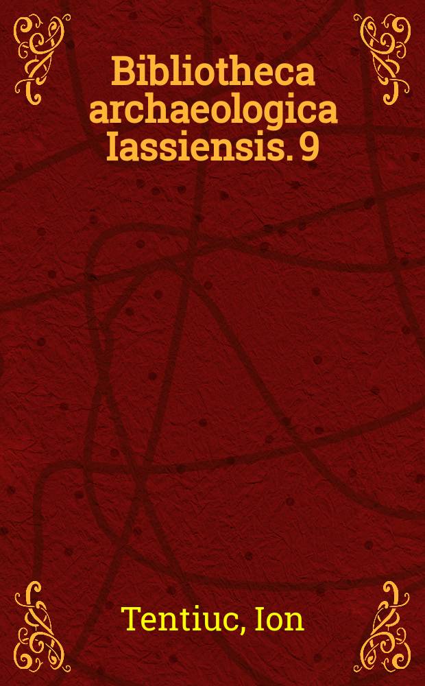 Bibliotheca archaeologica Iassiensis. 9 : Populaţia din Moldova centrală în secolele XI - XIII = Население Центральной Молдавии в XI - XIII вв.