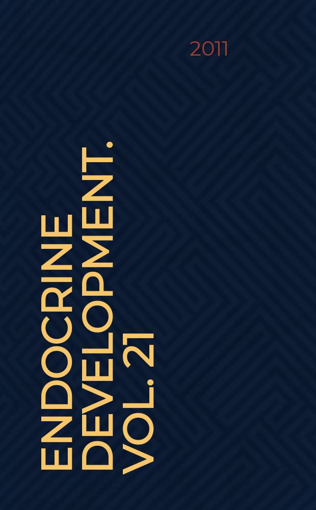 Endocrine development. Vol. 21 : Cartilage and bone development and its disorders = Развитие хрящей и костей и их болезни.