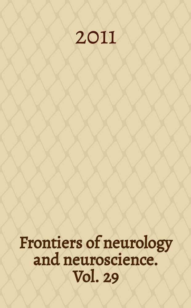 Frontiers of neurology and neuroscience. Vol. 29 : Following Charcot = Сопровождения Шарко: забытая история неврологии и психиатрии.