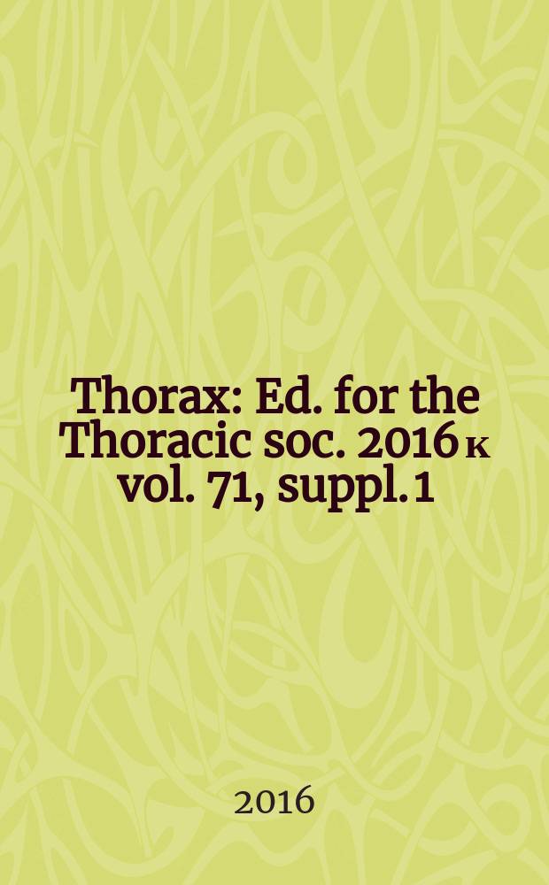 Thorax : Ed. for the Thoracic soc. 2016 к vol. 71, suppl. 1 : US cystic fibrosis foundation and European cystic fibrosis society consensus recommendations for the management of nontuberculous mycobacteria in individuals with cystic fibrosis = Рекомендации Фонда муковисцидоза США и Европейского общества муковисцидоза по ведению нетуберкулезных микобактериозов у пациентов с муковисцидозом.