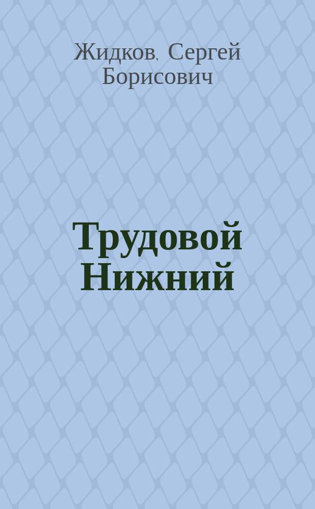 Трудовой Нижний : сборник стихов