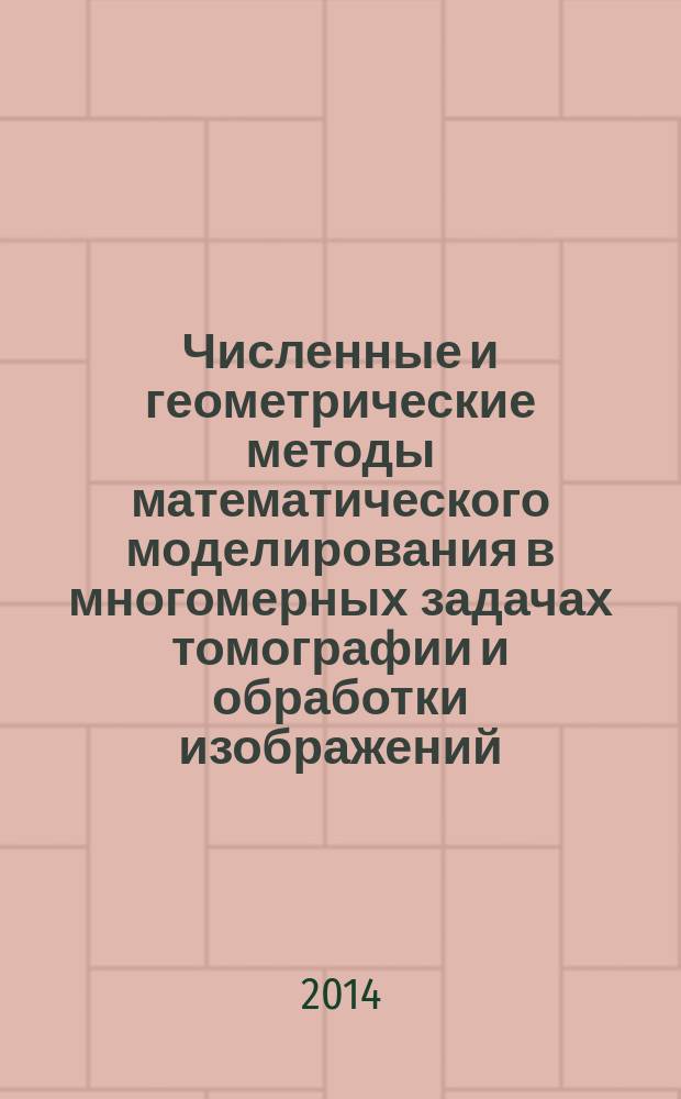 Численные и геометрические методы математического моделирования в многомерных задачах томографии и обработки изображений : автореферат диссертации на соискание ученой степени доктора физико-математических наук : специальность 05.13.18 <Математическое моделирование, численные методы и комплексы программ>