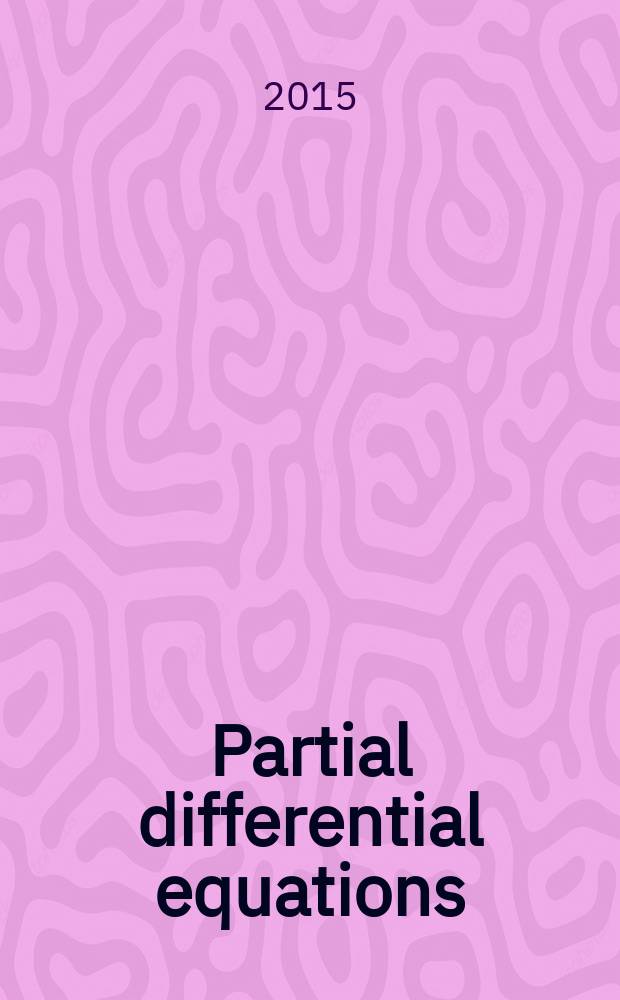 Partial differential equations : education and methodical complex : в 2 ч.