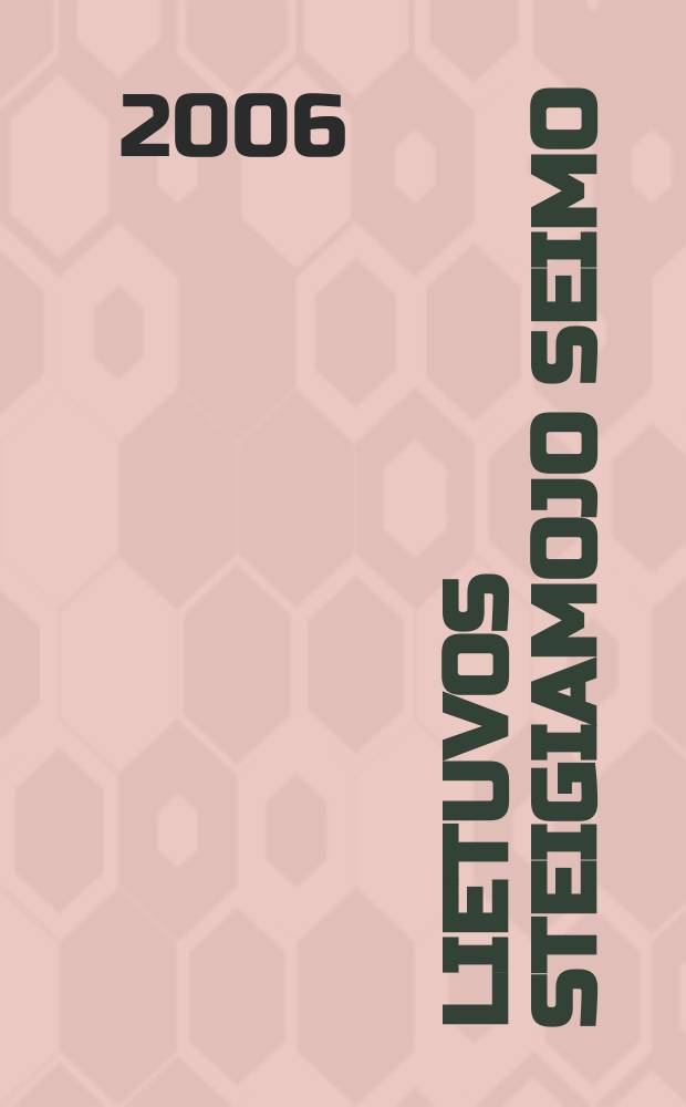 Lietuvos Steigiamojo seimo (1920-1922 metų ) narių biografinis žodynas = [Биографический словарь членов Учредительного собрания Литвы (1920 - 1922)]