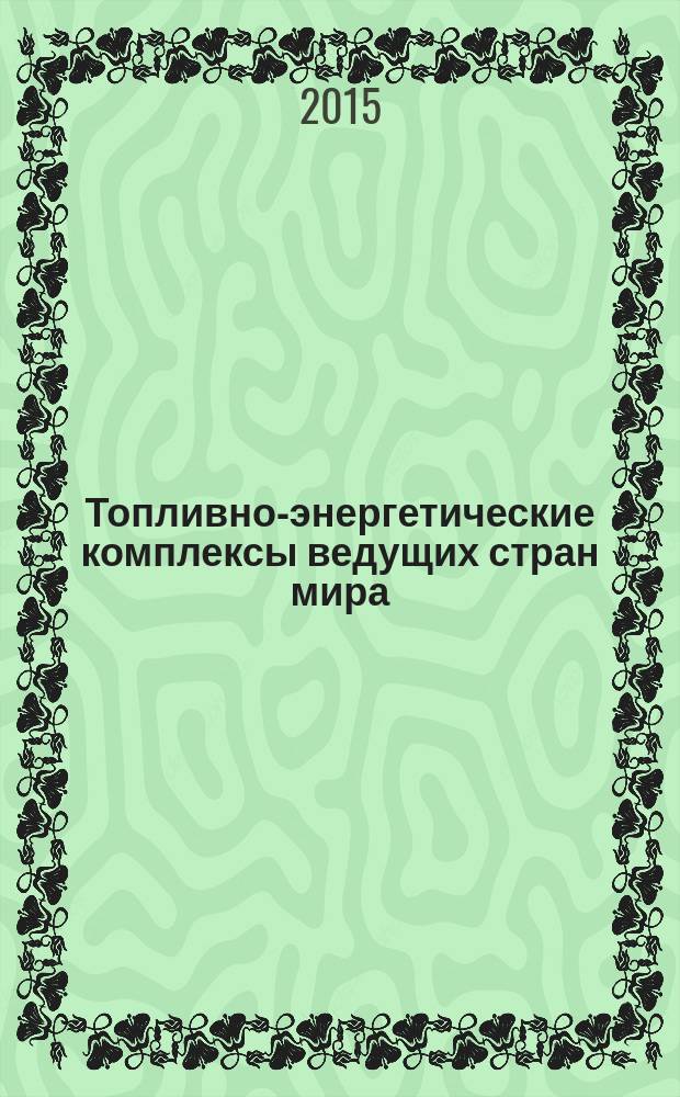 Топливно-энергетические комплексы ведущих стран мира (России, США, Франции, Италии) : учебное пособие