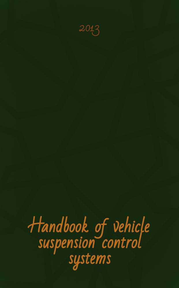 Handbook of vehicle suspension control systems