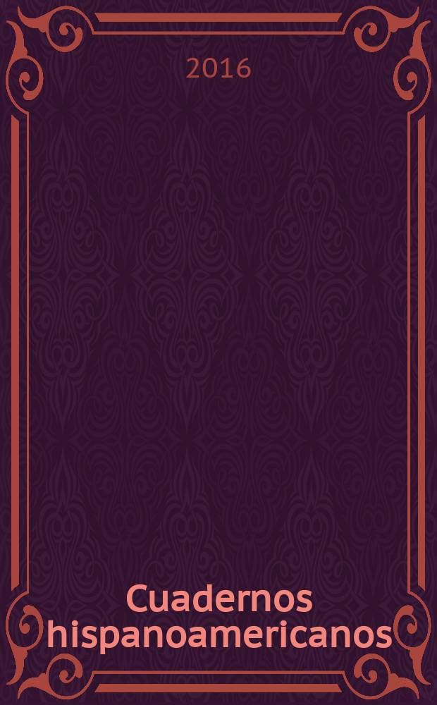 Cuadernos hispanoamericanos : Revista mensual de cultura hispánica. 2016, № 789