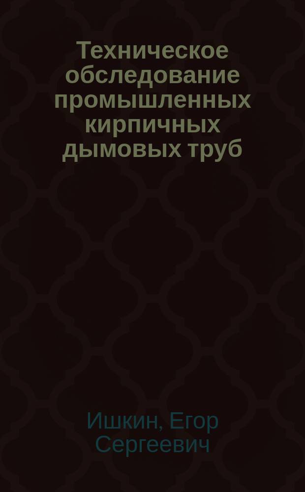 Техническое обследование промышленных кирпичных дымовых труб
