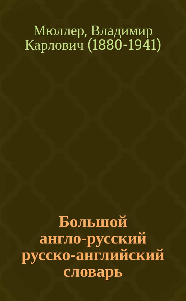 Большой англо-русский русско-английский словарь : 350000 слов и словосочетаний с двусторонней транскрипцией