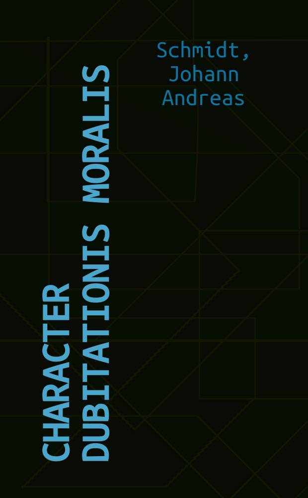 Character dubitationis moralis