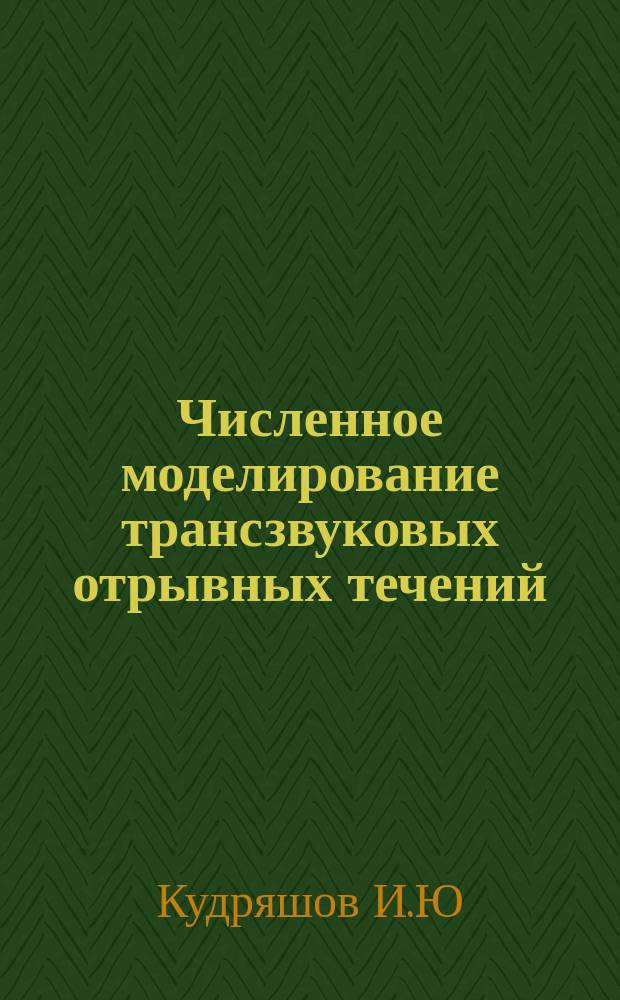 Численное моделирование трансзвуковых отрывных течений : автореферат диссертации на соискание ученой степени к. ф.-м. н. : специальность 05.13.18 <Математическое моделирование>