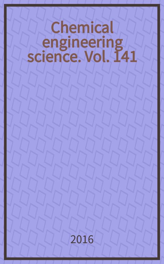 Chemical engineering science. Vol. 141