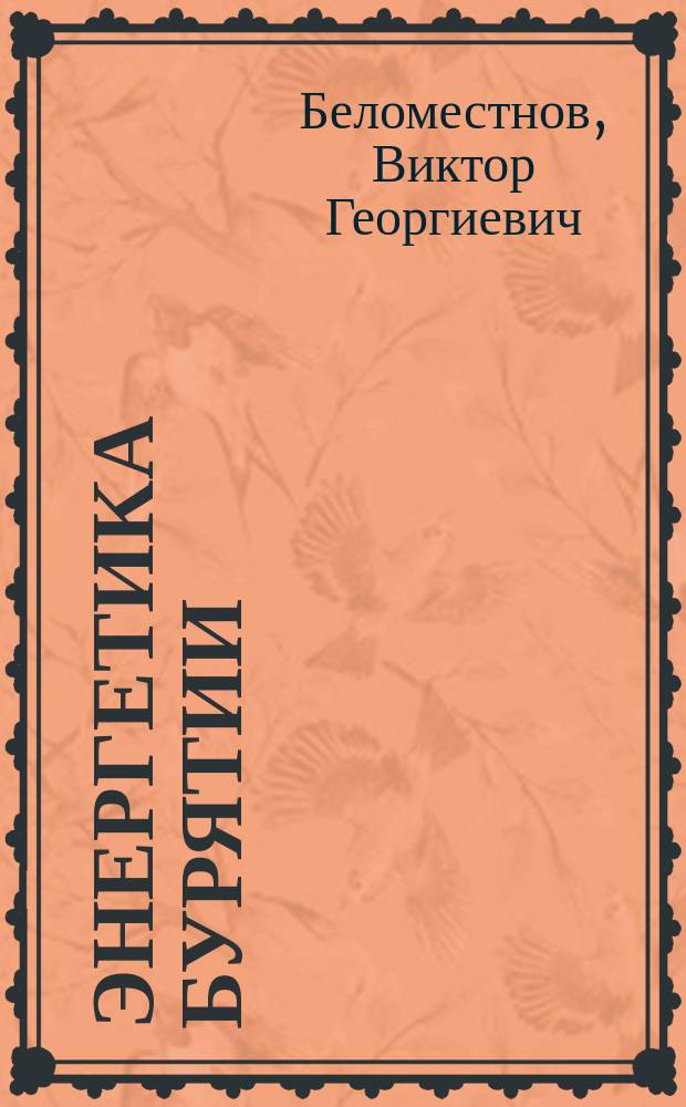Энергетика Бурятии: экономические проблемы и перспективы развития