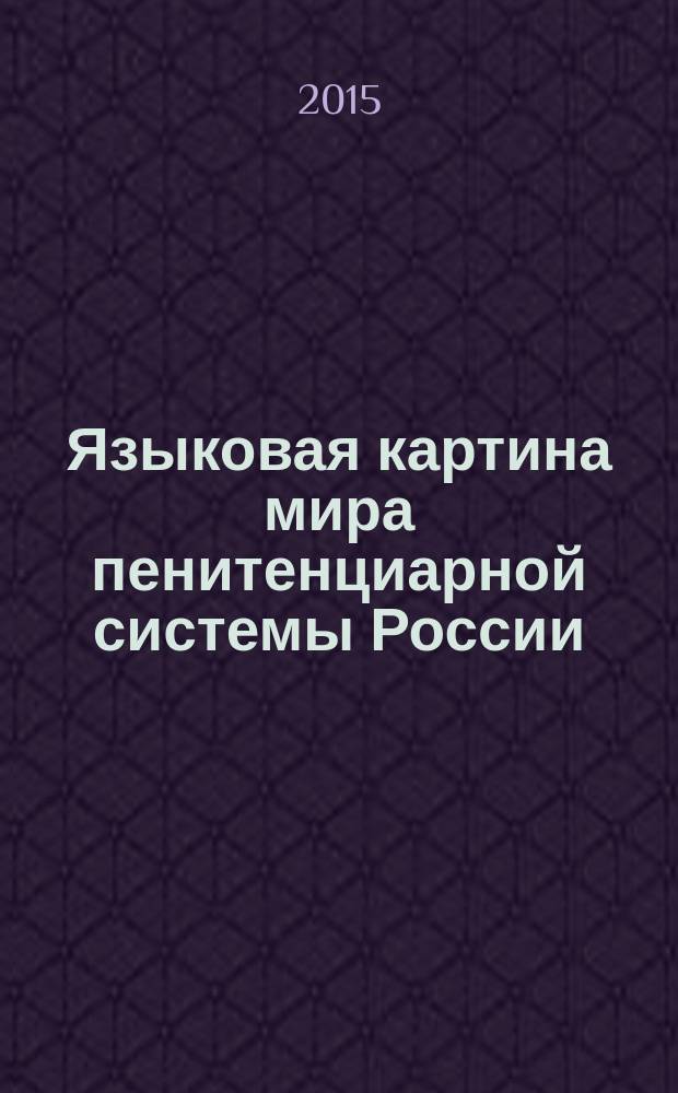 Языковая картина мира пенитенциарной системы России : [в 2 ч. Ч. 2 : Коммуникативный образ несовершеннолетнего осужденного