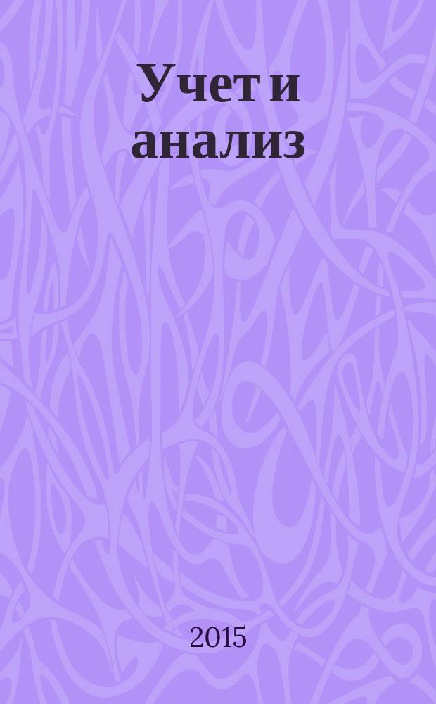 Учет и анализ : учебное пособие