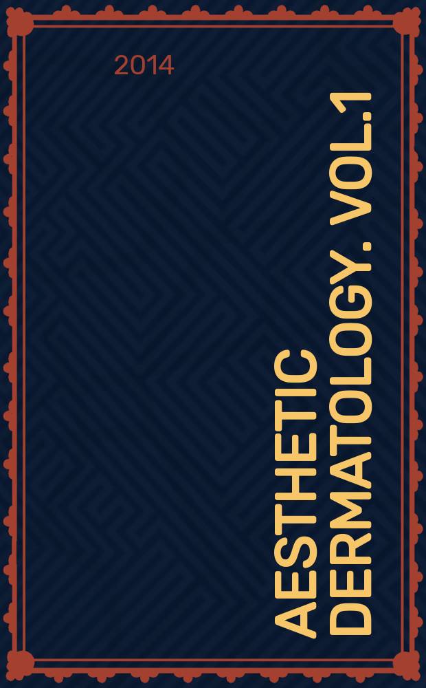 Aesthetic dermatology. Vol.1 : Laser treatment of vascular lesions = Лазеротерапия сосудистых повреждений.