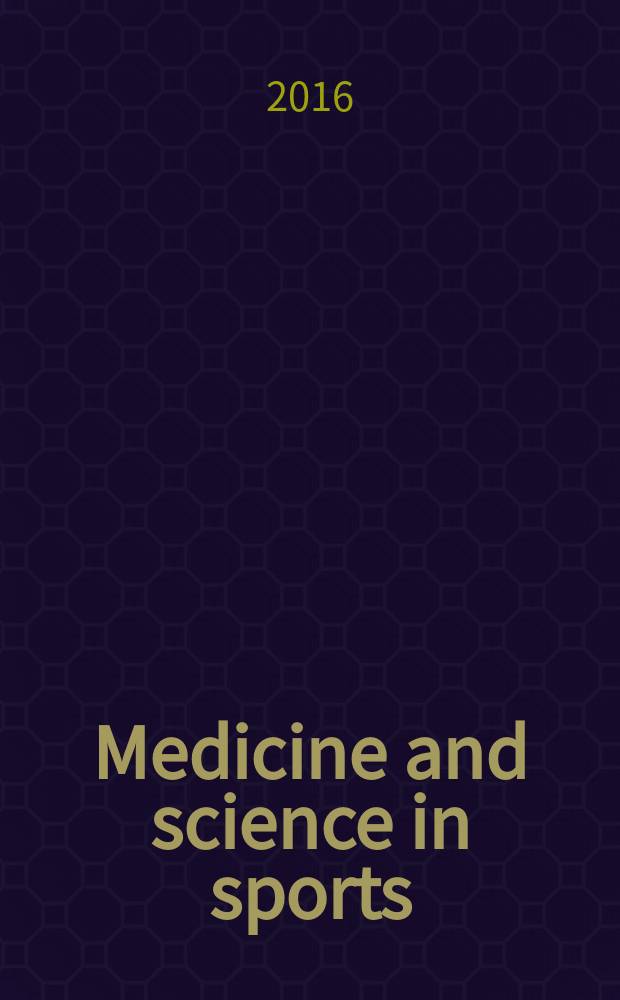 Medicine and science in sports : Official journal of the American college of sports medicine. Vol. 48, № 3