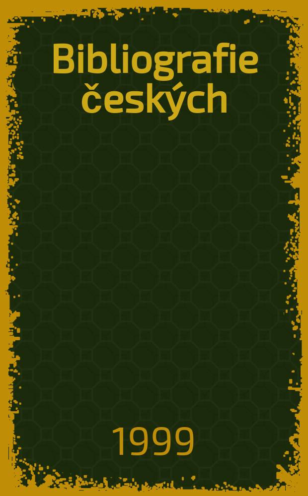 Bibliografie českých/československých dějin, 1918-1999 : výběr knih, sborníků a článků vydaných v letech 1996-1999 a doplňky za roky 1990-1995 = Библиография чешской/чехословацкой истории, 1918-1999