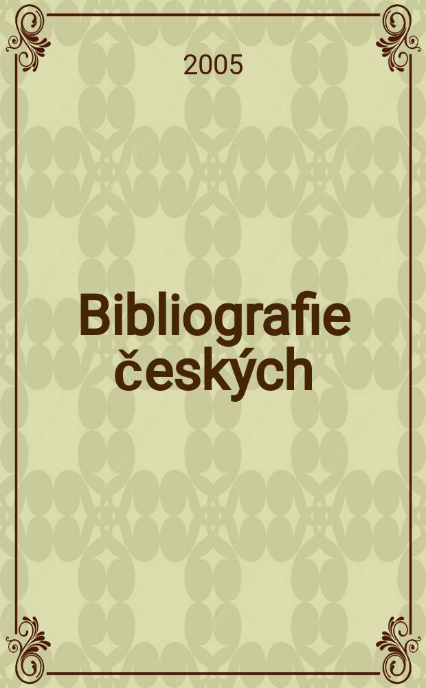 Bibliografie českých/československých dějin, 1918-2004 : výběr knih, sborníků a článků vydaných v letech 2000-2004 a doplňky za roky 1996-1999. Sv. 3 : Rejstříky