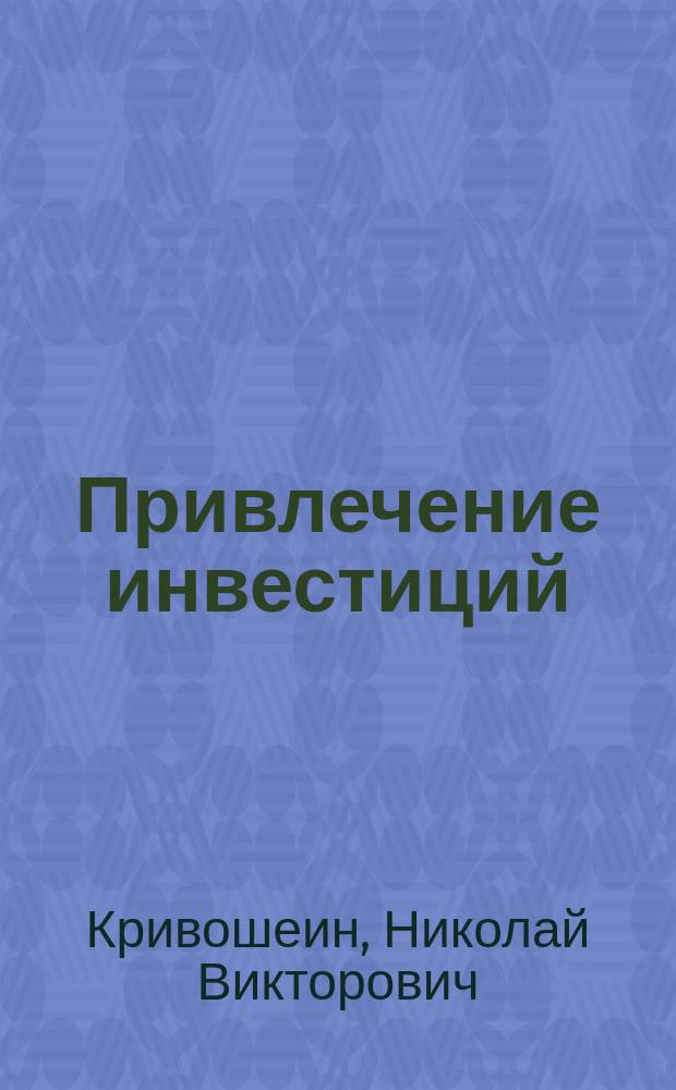 Привлечение инвестиций : дорожная карта инвестиционного проекта