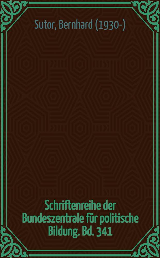 Schriftenreihe der Bundeszentrale für politische Bildung. Bd. 341 : Kleine politische Ethik = Немного политической этики