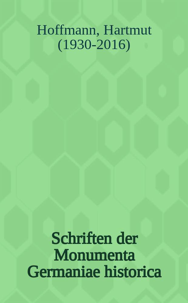 Schriften der Monumenta Germaniae historica : (Dt. Inst. f&uuml;r Erforschung des Mittelalters). Bd. 53 [1] : Schreibschulen des 10. und des 11. Jahrhunderts im S&uuml;dwesten des Deutschen Reichs = Скриптории 10-го и 11-го веков на юго-западе Германской империи