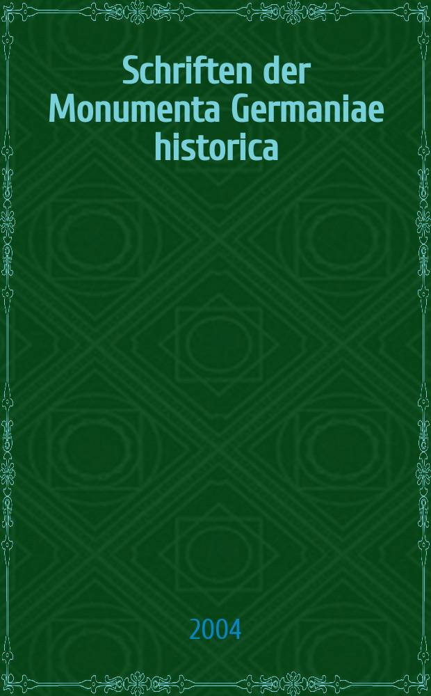 Schriften der Monumenta Germaniae historica : (Dt. Inst. für Erforschung des Mittelalters). Bd. 53 [2] : Schreibschulen des 10. und des 11. Jahrhunderts im Südwesten des Deutschen Reichs = Скриптории 10-го и 11-го веков на юго-западе Германской империи