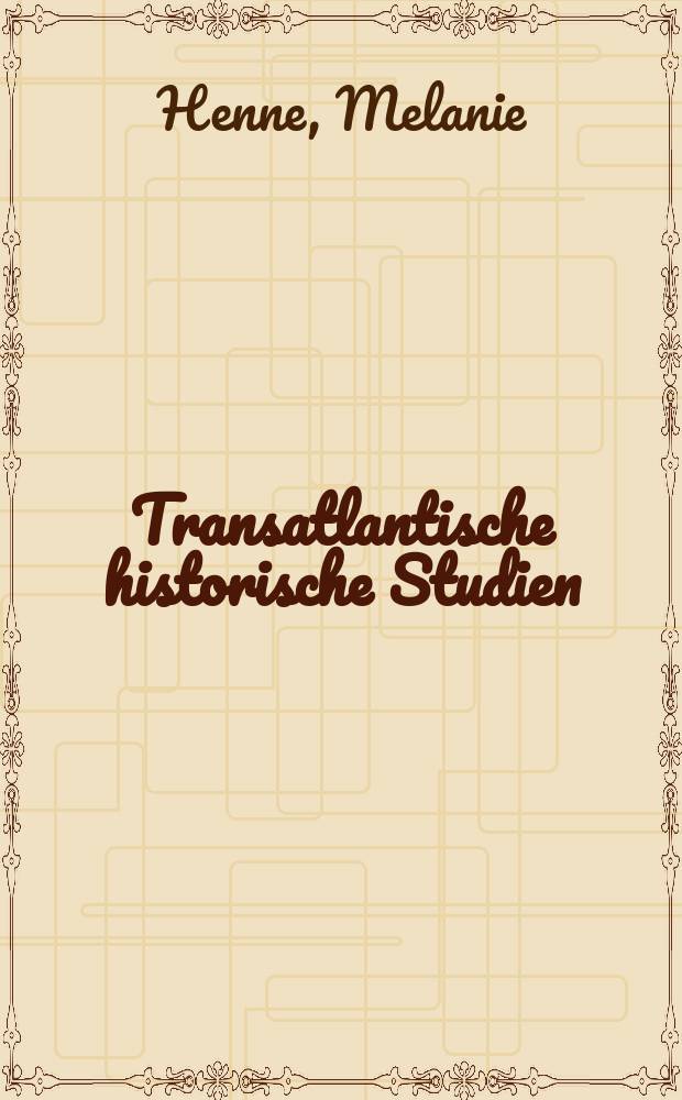 Transatlantische historische Studien : Veröff. des Dt. hist. Inst. Washington. Bd. 54 : Training Citizenship = Национальное обучение: этническая принадлежность и физическая культура в Чикаго, 1920-1950