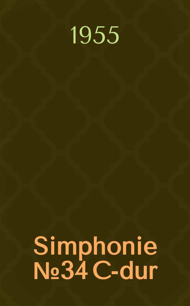 Simphonie № 34 C-dur : KV 338