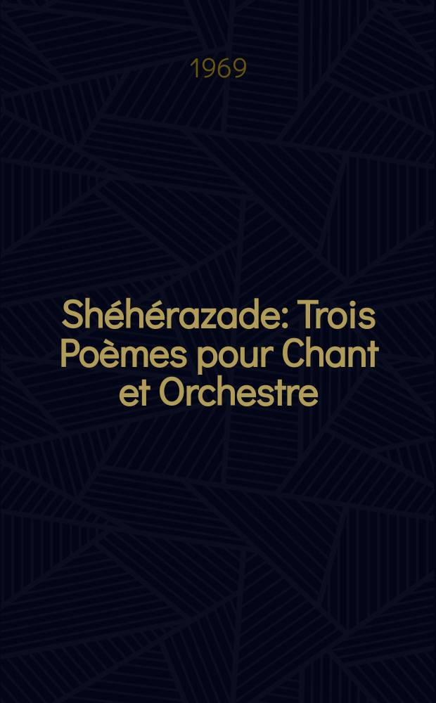 Shéhérazade: Trois Poèmes pour Chant et Orchestre / M. Ravel; Poème de l'amour et de la mer / E. Chausson; исполн.: N. Casei, voc. (1), Prague Chamber orc. (1), Prague Symphony orc., cond. M. Turnovský (2)