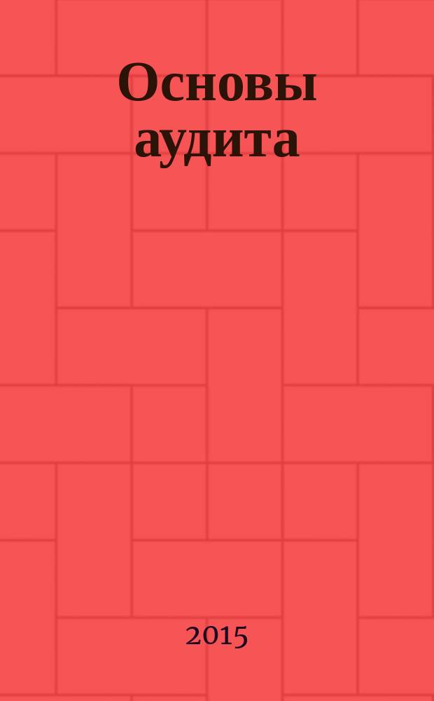 Основы аудита : учебное пособие