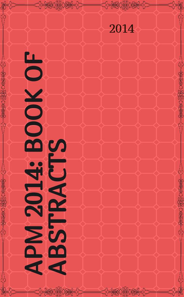 APM 2014 : book of abstracts