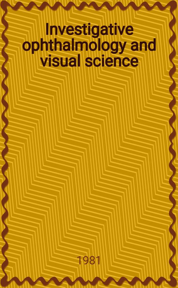 Investigative ophthalmology and visual science : A journal of clinical a. basic research. Offic. publ. of the Assoc. for research in vision a. ophthalmology. Vol. 21, № 1, pt. 2 : Diabetic retinopathy study