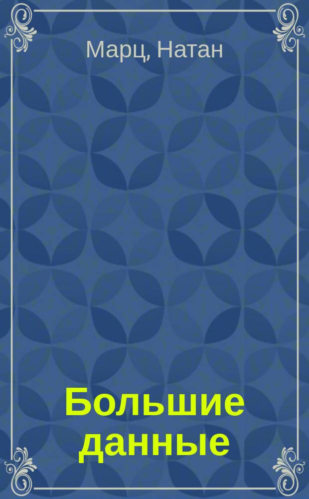 Большие данные : принципы и практика построения масштабируемых систем обработки данных в реальном времени